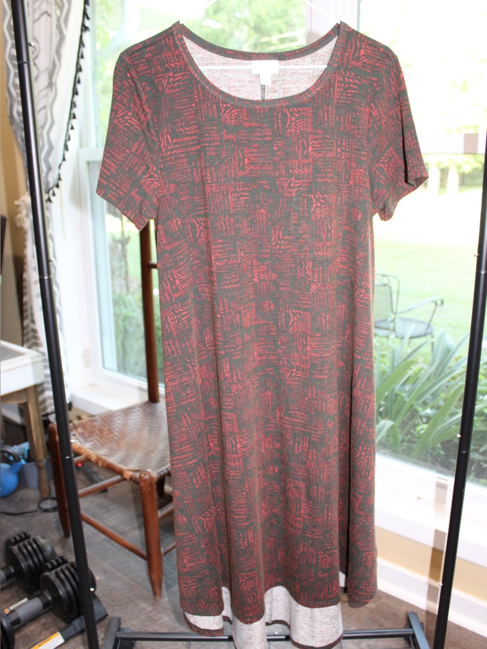 LuLaRoe Carly Abstract Print Swing Dress | Size Small